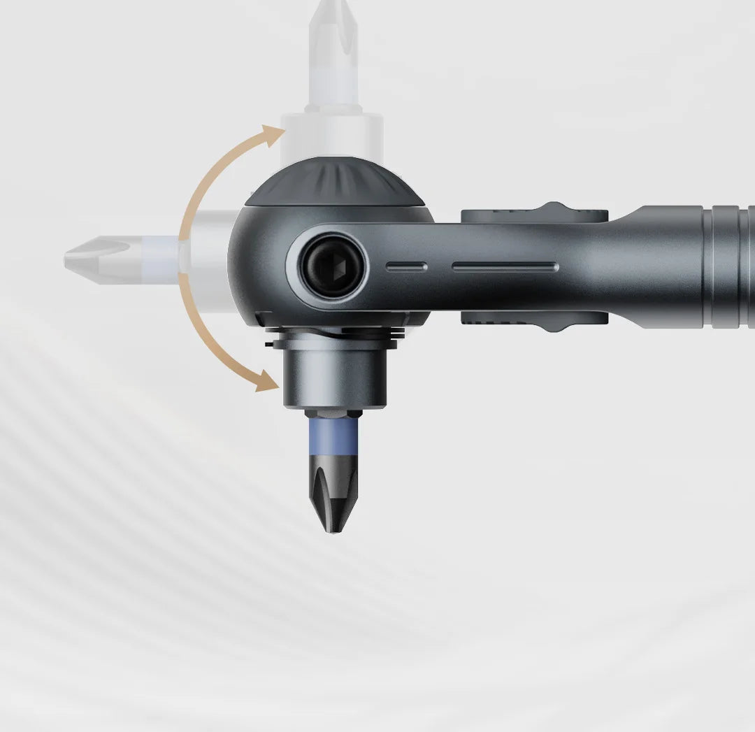 VMAN 40-in-1 Multi-Function Ratchet Screwdriver Kit with Magnetic Bits – Mini Repair Tool Set for PC, iPhone & Home Use