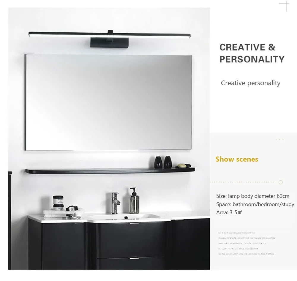 Modern Waterproof LED Mirror Lights for Bathroom Use - Smarsty