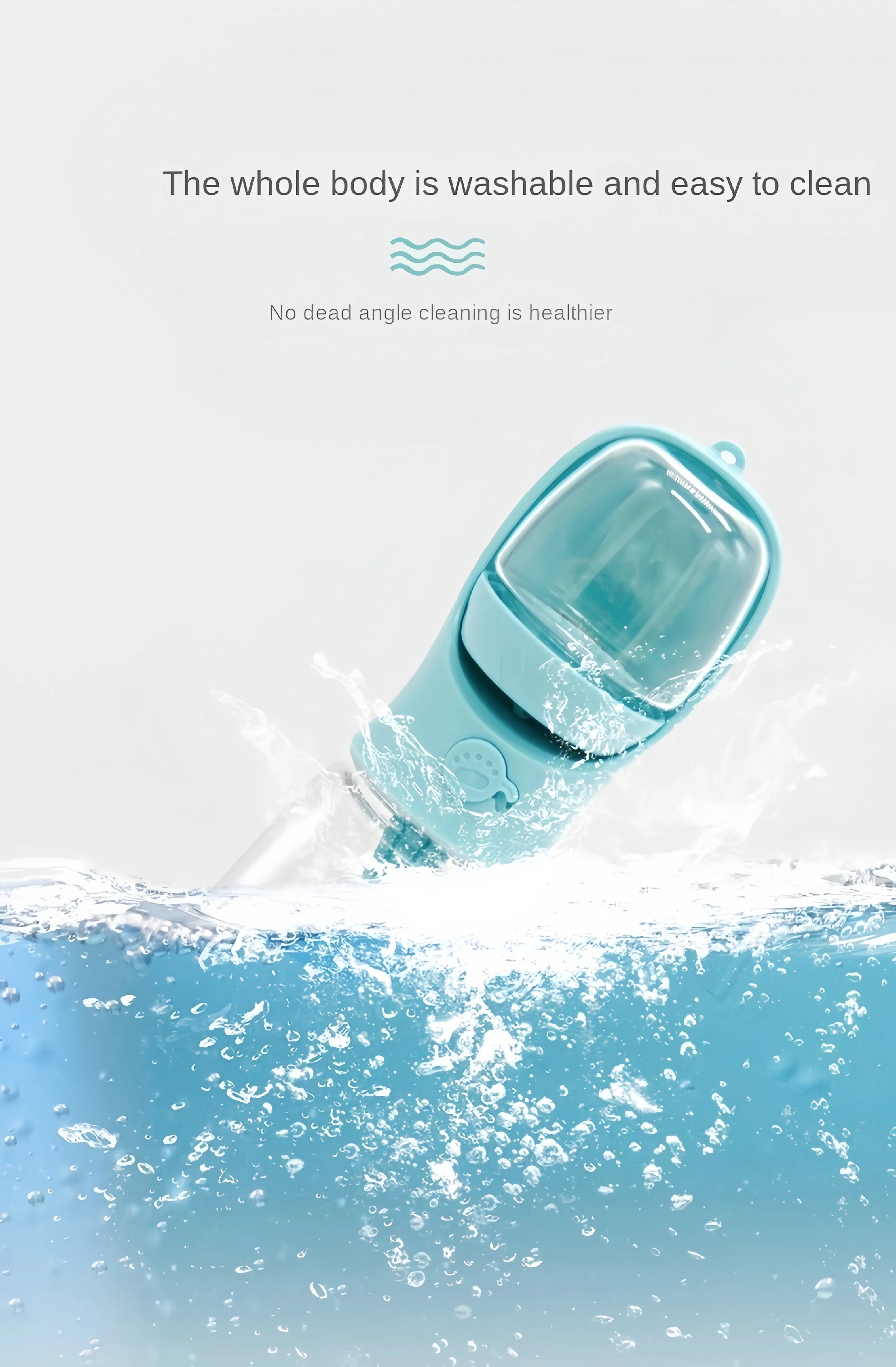 Portable Dog and Cat Water Bottle with Food Storage - Smarsty