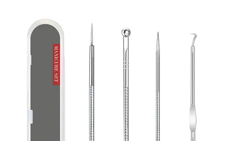 4 Piece Acne Blackhead Removal Needle Set - Smarsty