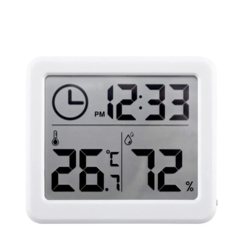 Digital Clock Desk Clock with Temperature and Humidity Display - Smarsty