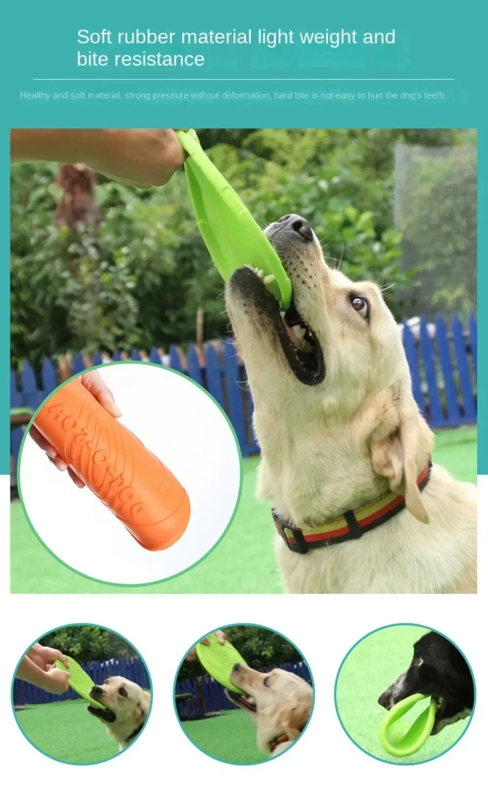 Multicolor Silicone Dog Frisbee Toy for Interactive Fun - Smarsty