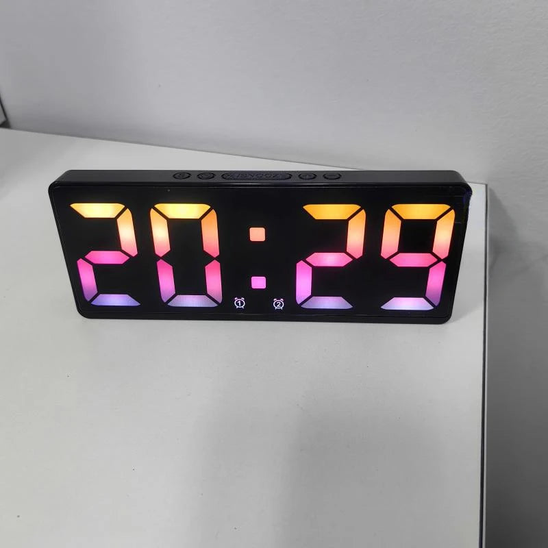 Voice Control Digital Alarm Clock with Temperature Display - Smarsty
