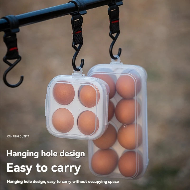 Outdoor Shockproof Egg Box Storage Box, Portable Camping Shatterproof Egg Tray, Home Plastic Protection Box, Travel Shatterproof by Smarsty