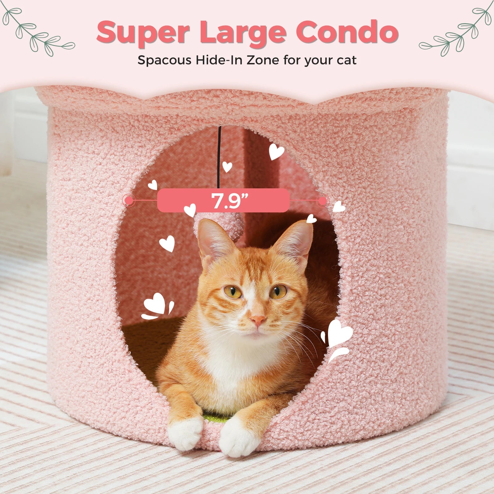 Large Cat House with Removable Flower Bed - Smarsty