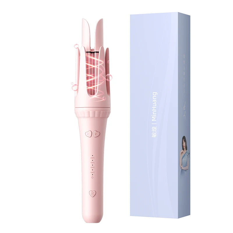 Professional 32mm Ceramic Hair Curling Iron with Automatic Shut Off - Smarsty