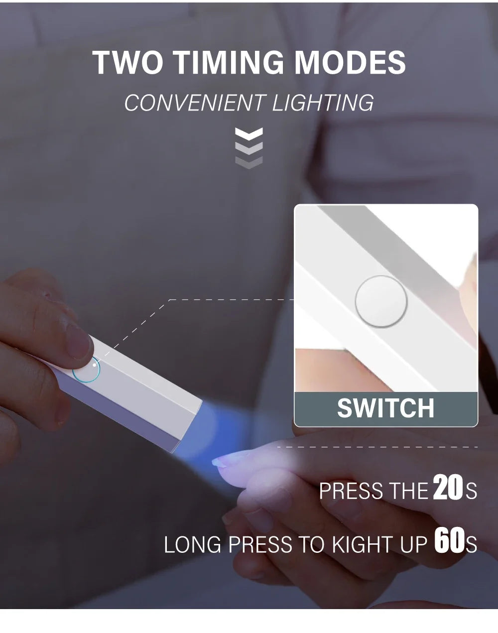 Portable Mini Nail Lamp for Quick Dry Gel Polish - Smarsty