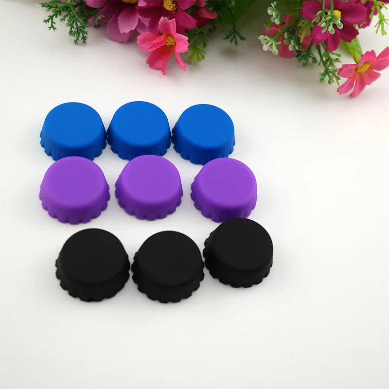 Candy Color Silicone Beer Bottle Caps for Home Brewing - Smarsty
