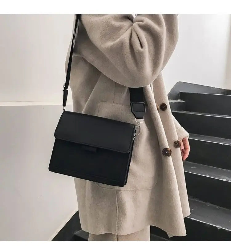 PU Leather Crossbody Bag For Women Travel Friendly Flap - Smarsty