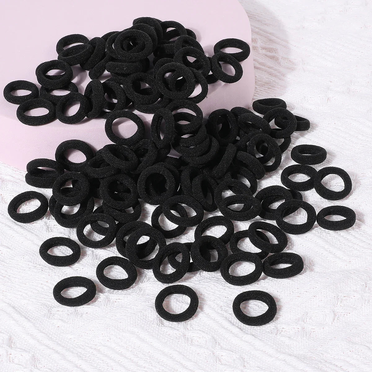 Girls Elastic Hair Bands Soft Gentle No Damage Kids Ties - Smarsty
