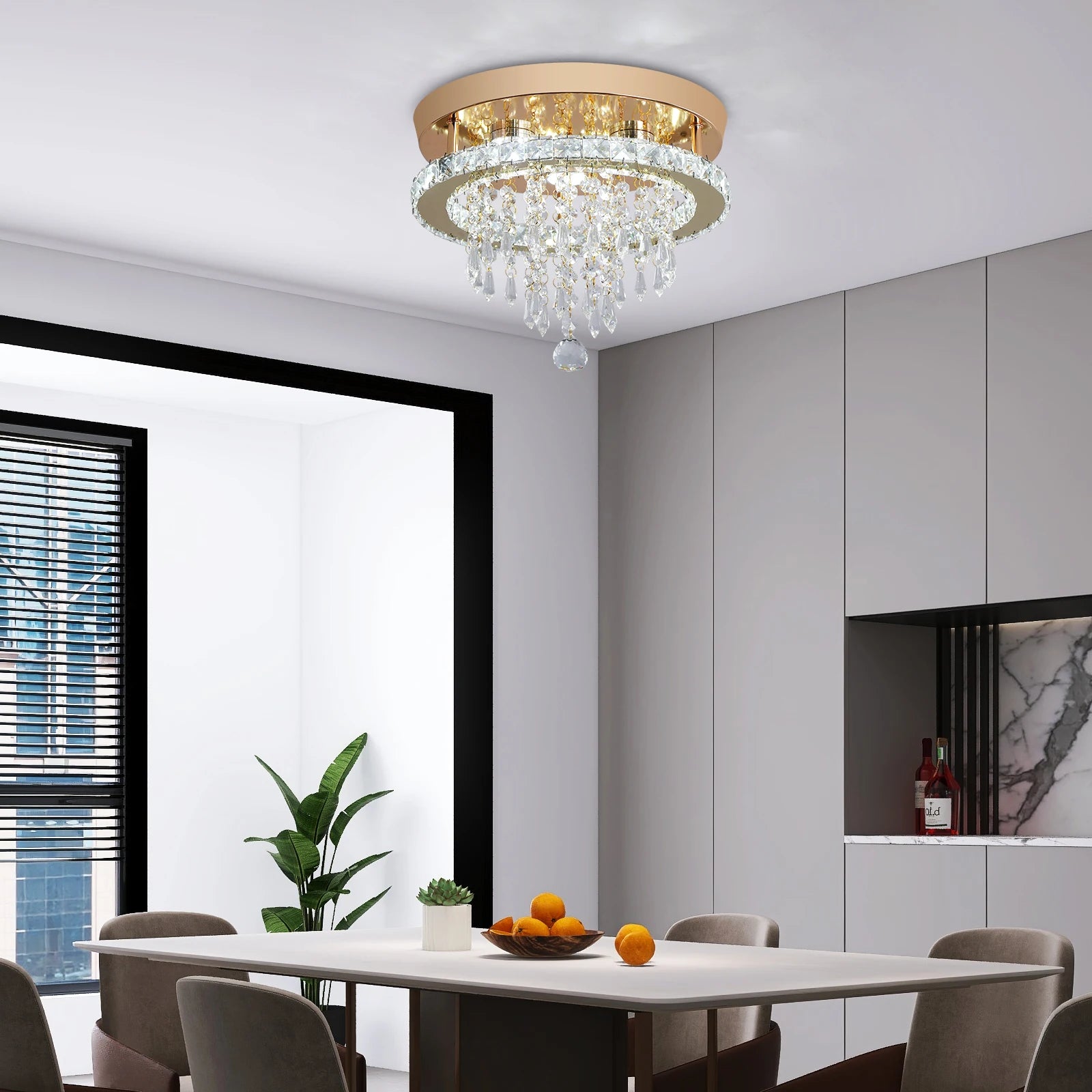 VETRULUS Luxury Crystal Chandelier Lustre Design Gold Modern Led Ceiling Light Living Room Bedroom Hanging Lamp LightingFixture