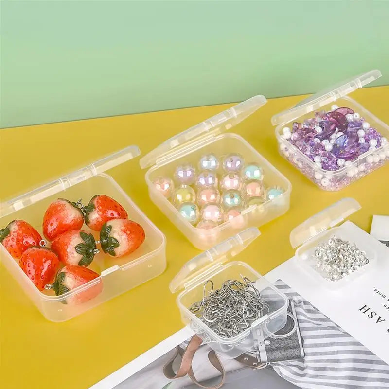 Translucent Plastic Jewelry Storage Box Set - Smarsty