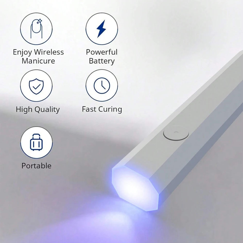 Portable UV LED Nail Dryer Lamp for Quick Drying - Smarsty