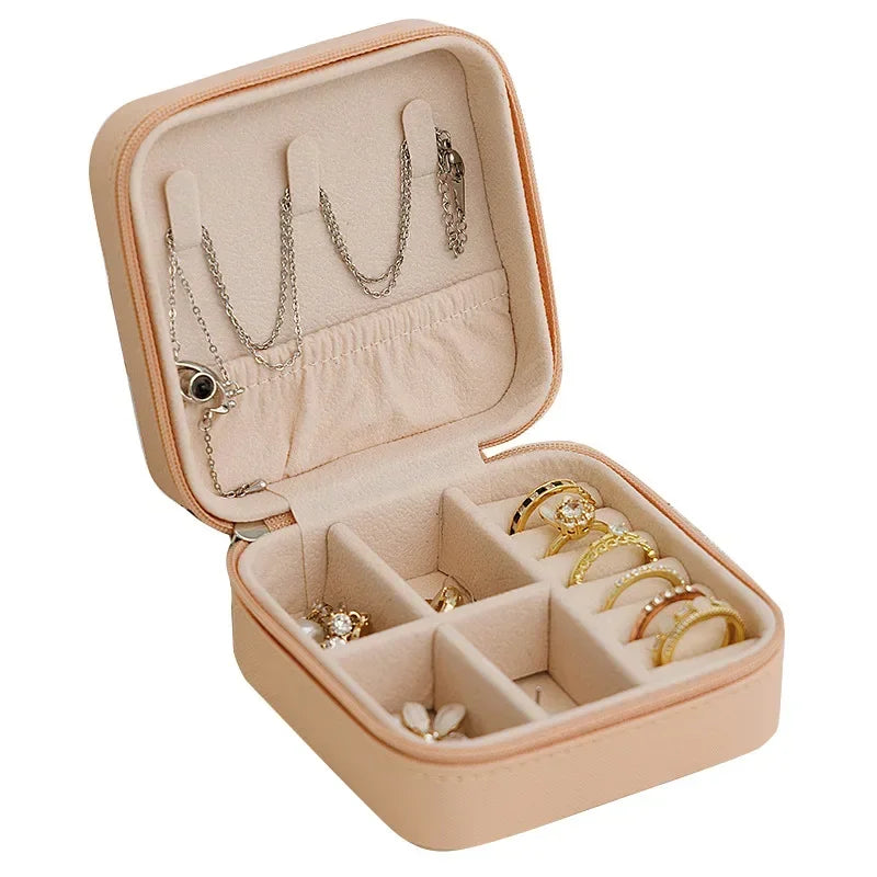 Portable Jewelry Organizer Case for Travel Storage - Smarsty