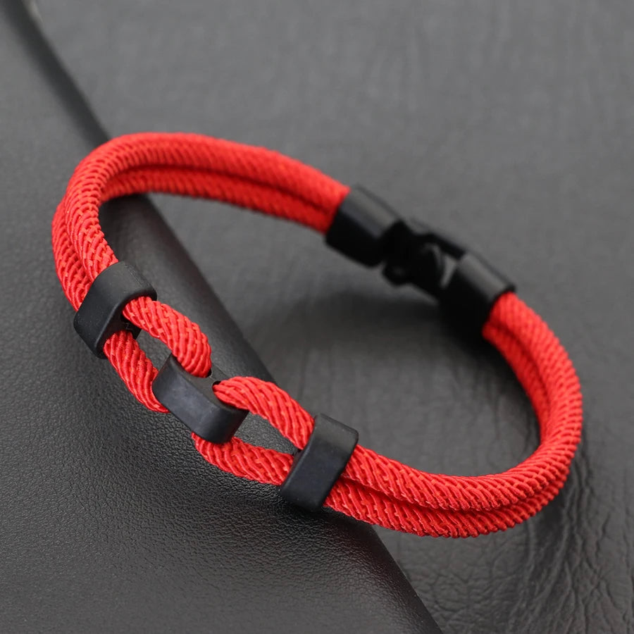 Personalized Thread Bracelet for Men with Easy Hook Closure - Smarsty