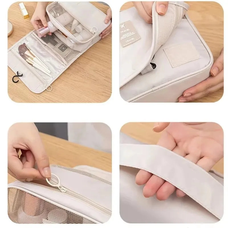 Multifunctional Travel Makeup Bag with Large Capacity - Smarsty