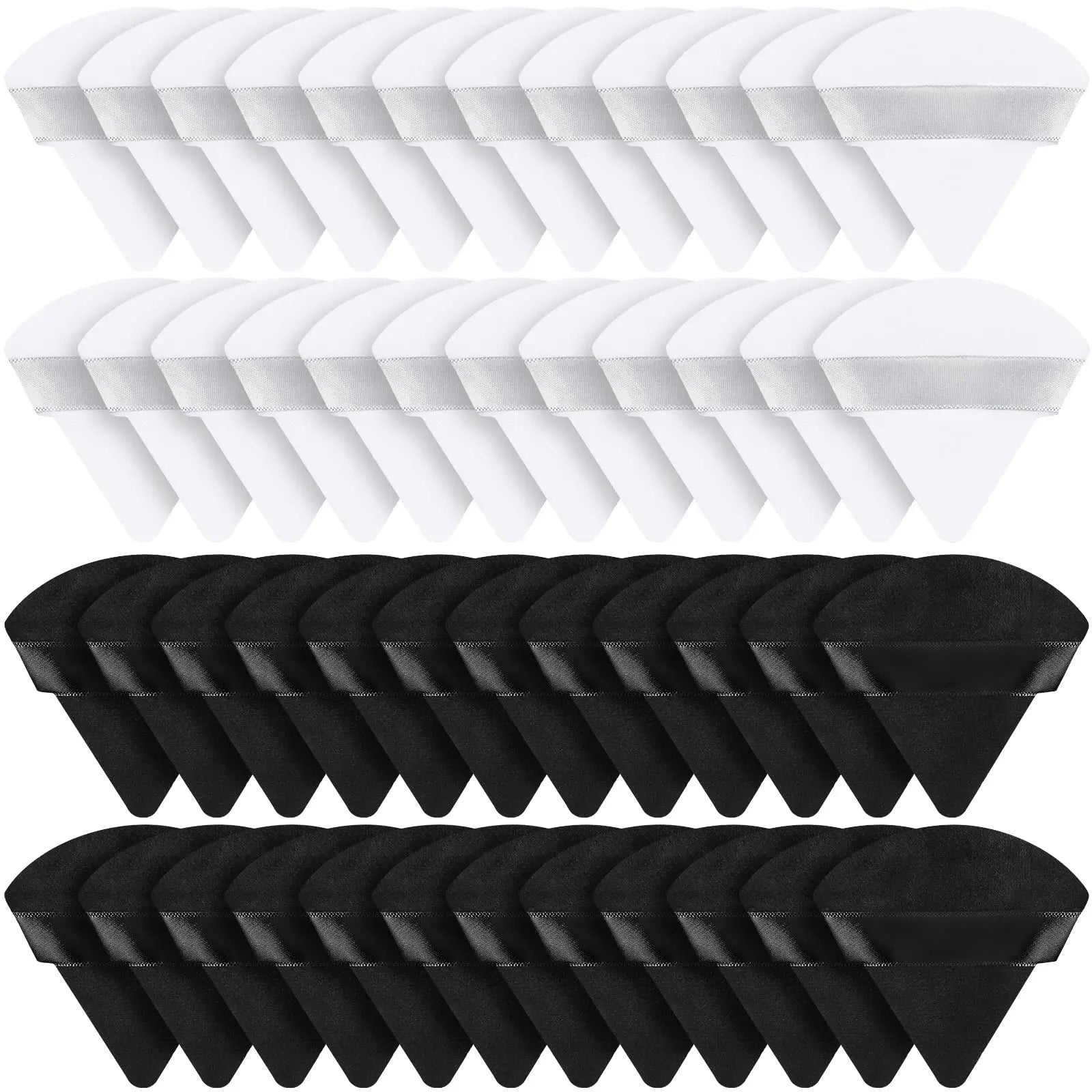 Wholesale 50Pcs Velvet Makeup Powder Puffs Soft and Washable - Smarsty