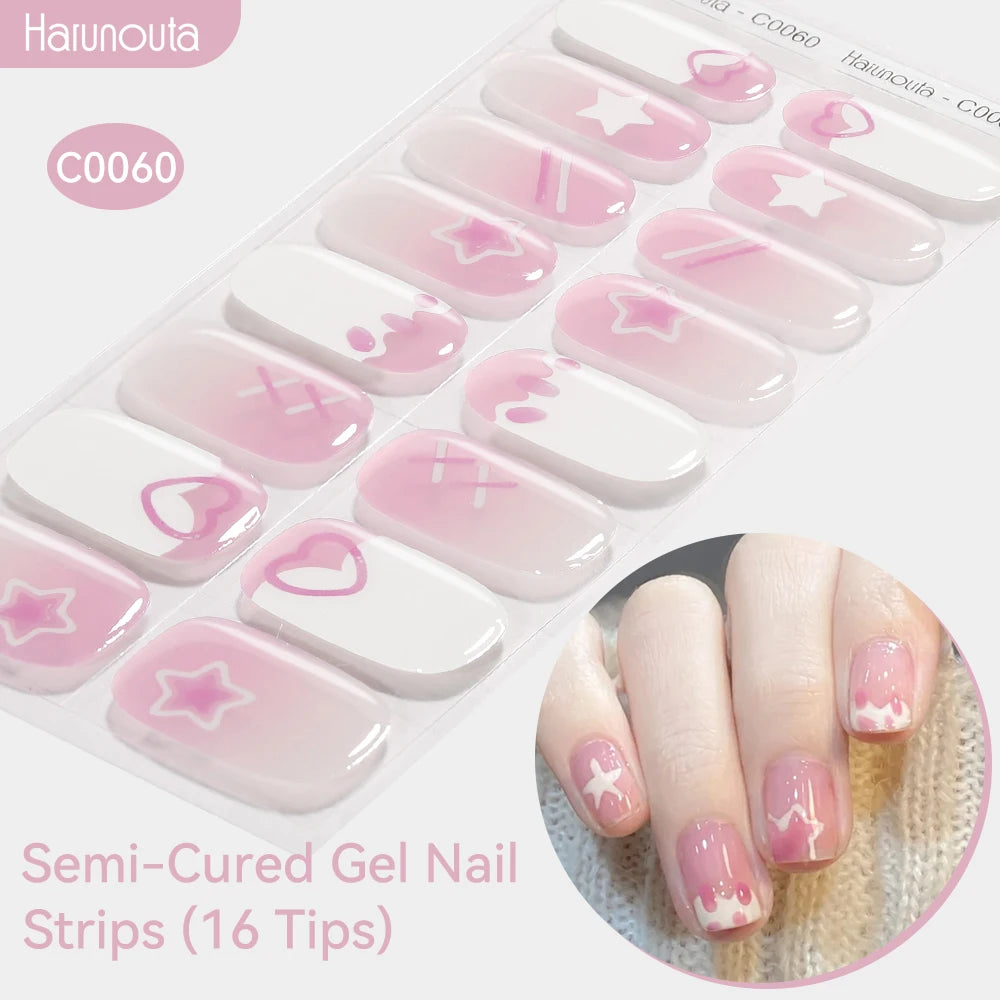Gradient Auroras Gel Nail Strips for Easy DIY Manicure - Smarsty