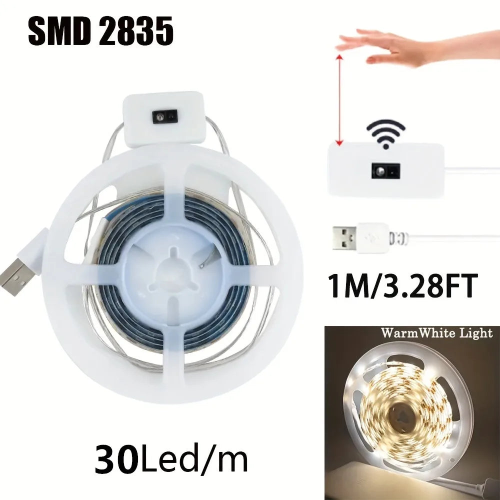 Dimmable USB Gesture Sensor Night Light Strip - Smarsty