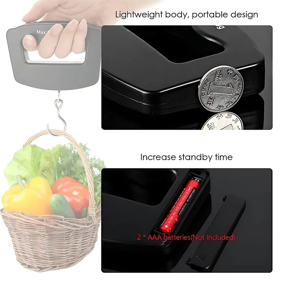 Digital Luggage Scale with Backlit Display for Travel - Smarsty