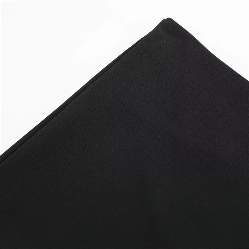 MUJER 2025 Asymmetric Skort For Women Black High Waist Mini Skirt Shorts Women Casual Bermuda Shorts Woman Summer Skirt Shorts - Smarsty