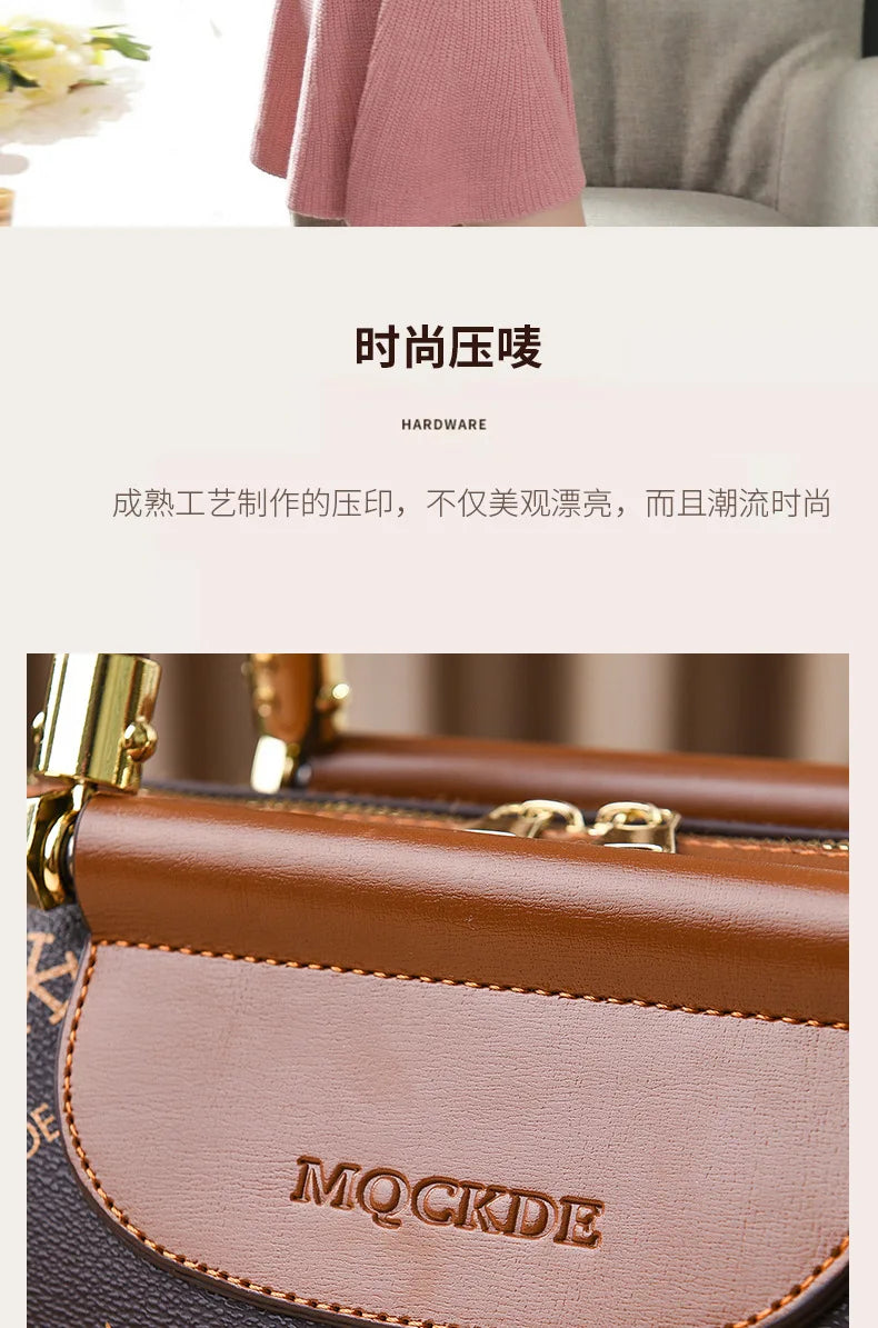 Soft Leather Women Crossbody Bag Large Capacity Versatile - Smarsty