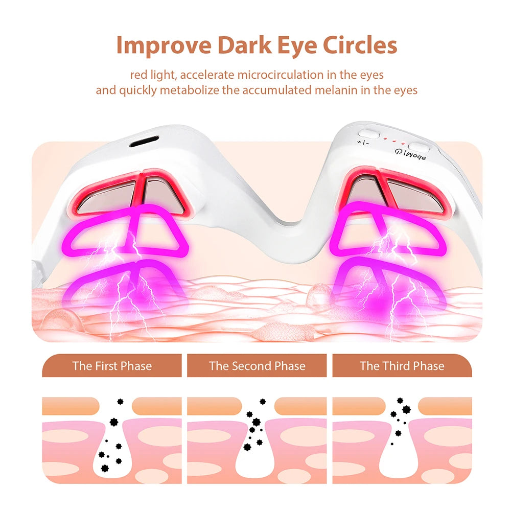 3D Eye Massager for Fatigue Relief and Dark Circle Reduction - Smarsty