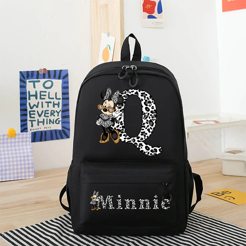 Cartoon Kids Backpack Breathable Canvas School Bag Durable - Smarsty