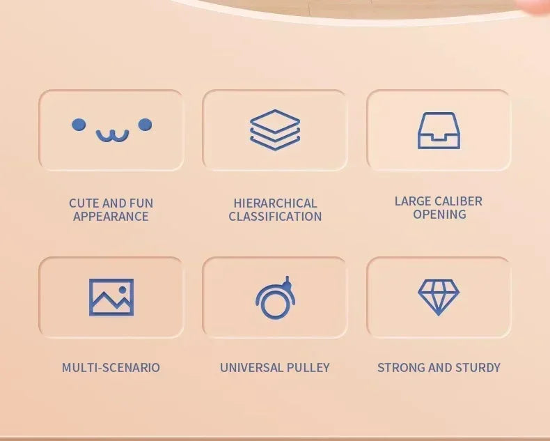 Storage Trolley Bookshelf Snack Rack For Children Storage Organizer Bathroom Accessories Closet Organizer Toy Kitchen Storage by Smarsty