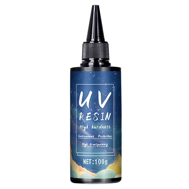 UV Resin Glue for DIY Jewelry, Epoxy Resin and UV Lamp High Transparency Fast Drying High Hardness, 20g, 50g, 100g, 250g, 1000g - Smarsty