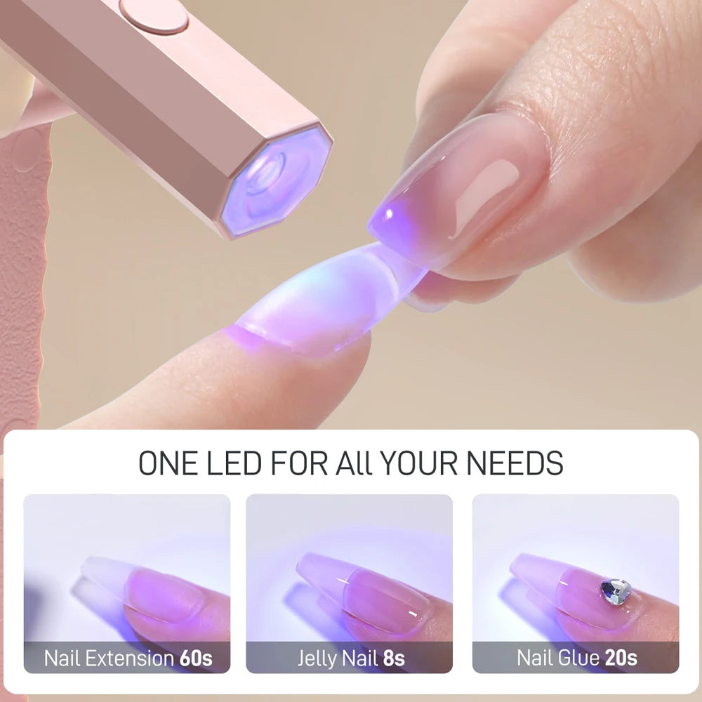 Portable UV LED Nail Dryer Lamp for Quick Curing - Smarsty