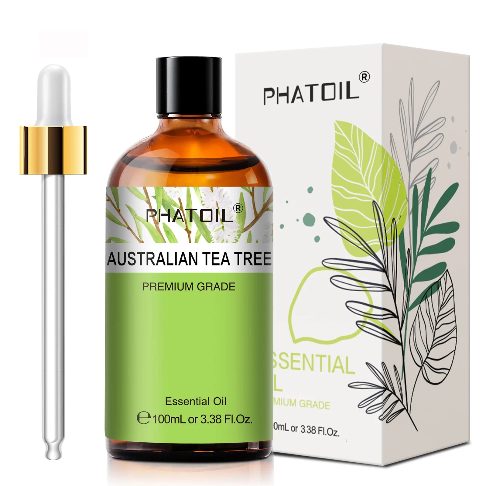 PHATOIL 100ml Essential Oil Set for Aromatherapy Diffusers - Smarsty