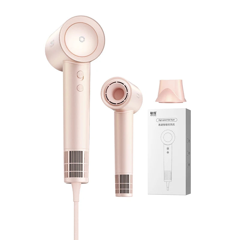 High Speed 1600W Electric Hair Dryer with Adjustable Temperature - Smarsty