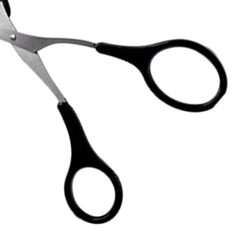 Stainless Steel Eyebrow Trimmer Scissors for Precision Grooming - Smarsty