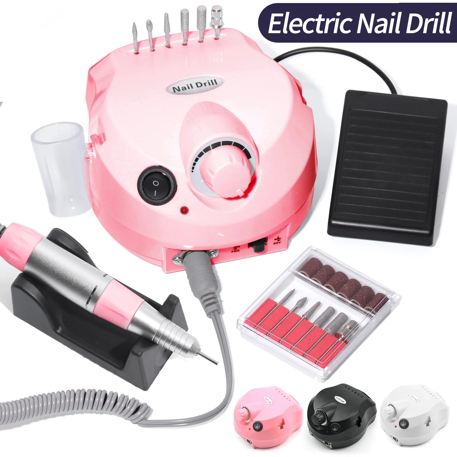 High-Speed Electric Nail Drill Machine Kit - Smarsty