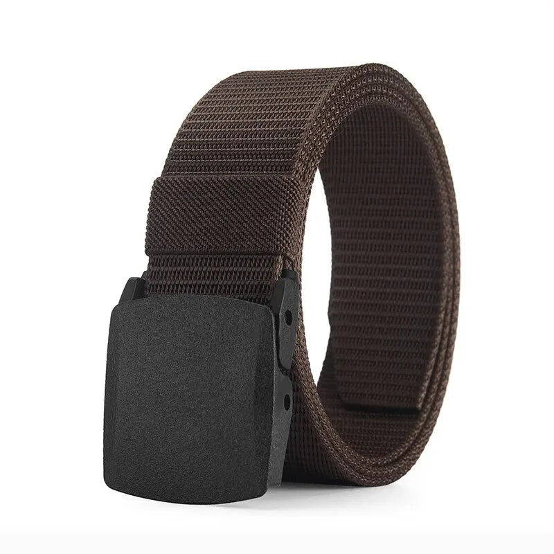 Unisex Canvas Tactical Belt Durable Metal Free Design - Smarsty