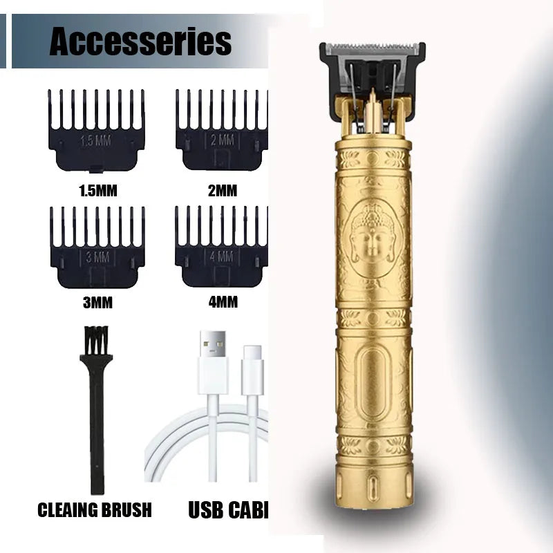 Heavy Metal Hair Clipper for Professional Men's Cuts - Smarsty
