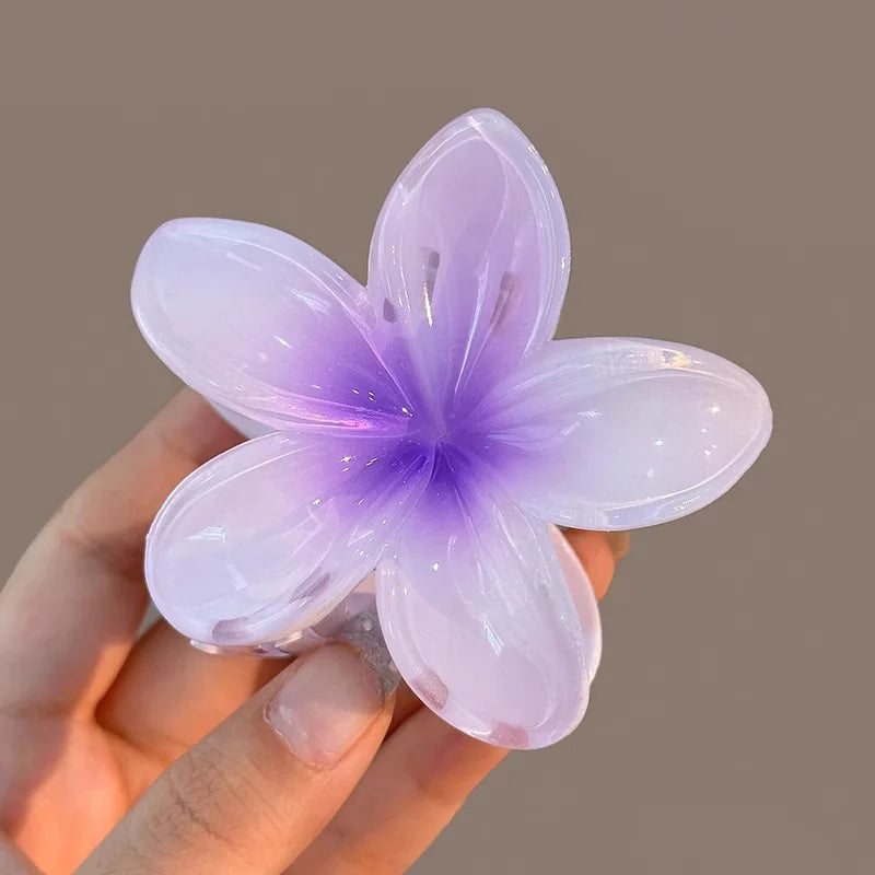 Hawaiian Gradient Hair Clips Flower Beach Vacation Style - Smarsty
