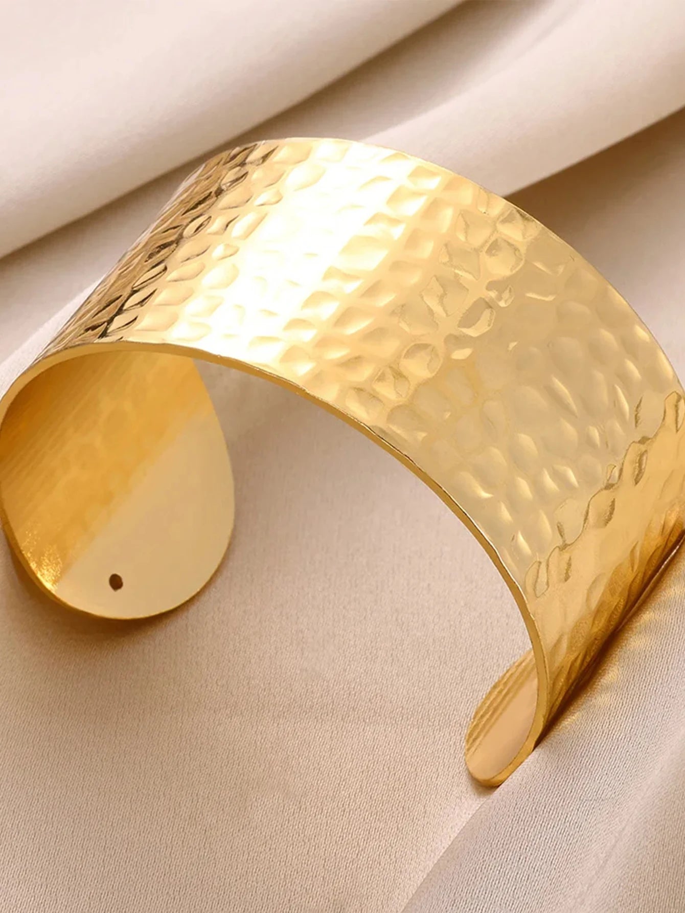 Gold Color Stainless Steel Cuff Bracelet for Women - Smarsty