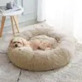 Warm Plush Cat Bed with Soft Cushion for Comfort - Smarsty
