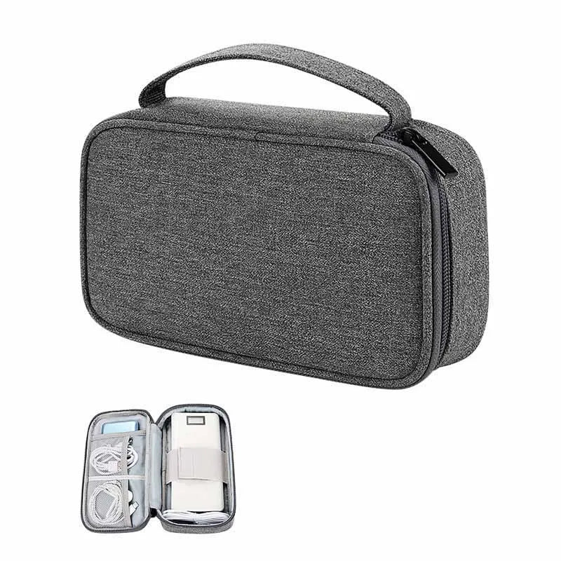 Travel Cable Organizer Case Zipper for Electronics - Smarsty