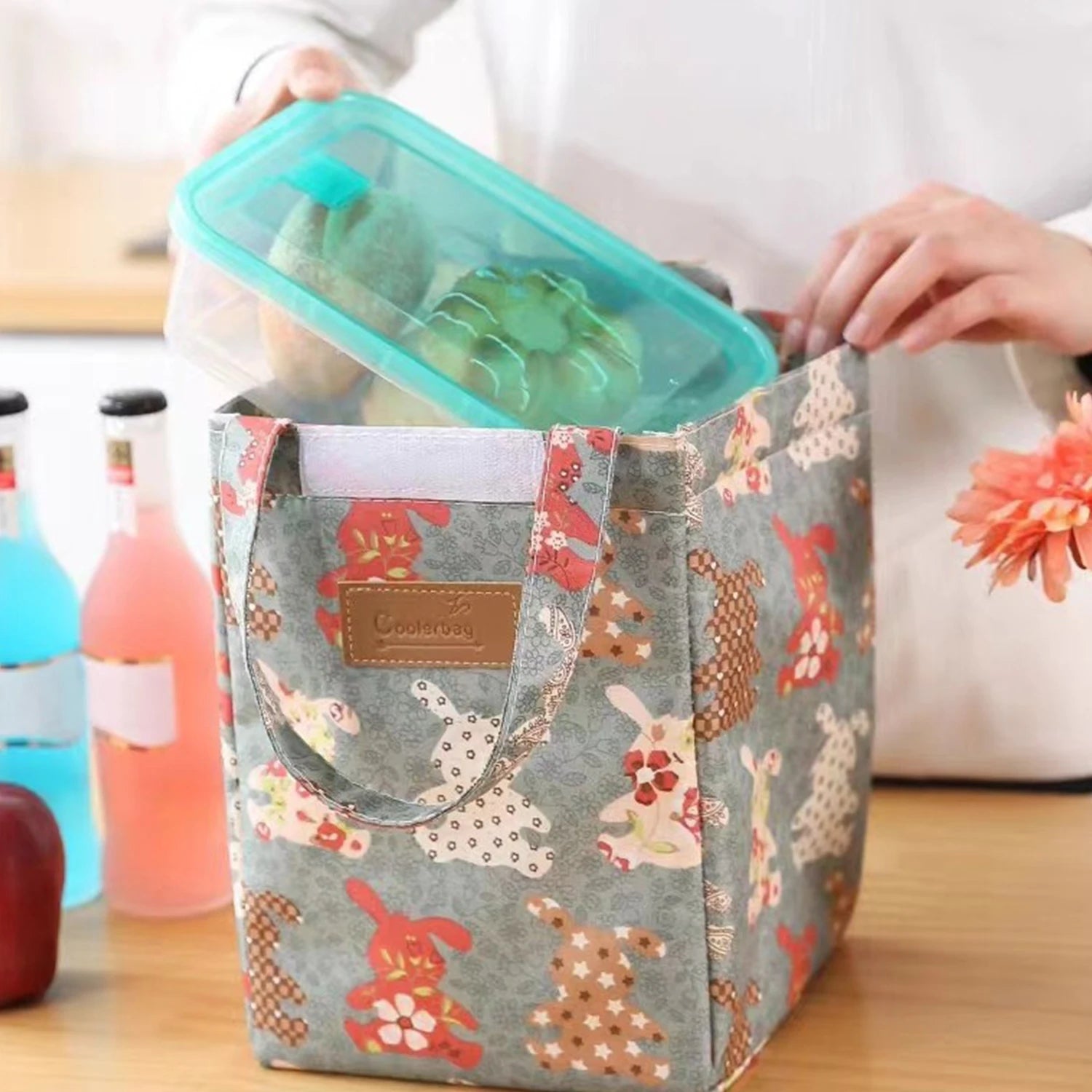 Insulated Lunch Bag For Men Women Waterproof Travel Cooler - Smarsty
