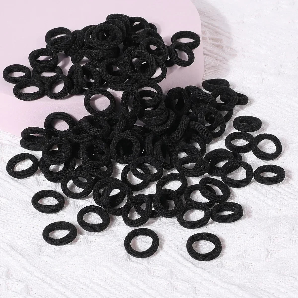Colorful Elastic Hair Ties Set Gentle No Damage For Kids - Smarsty