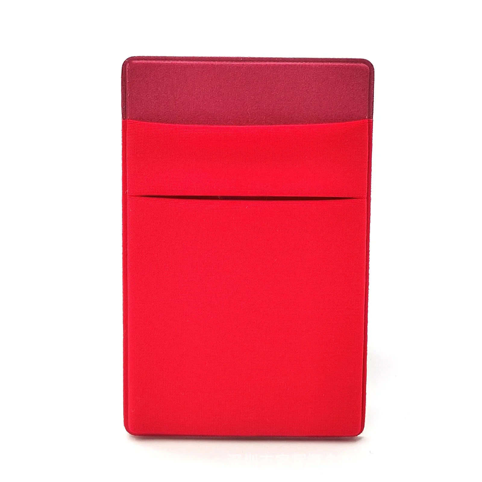 Fashion Elastic Cloth Cell Phone Card Holder Mobile Phone Wallet Case Credit ID Card Holder Adhesive Sticker Pocket Money Bag