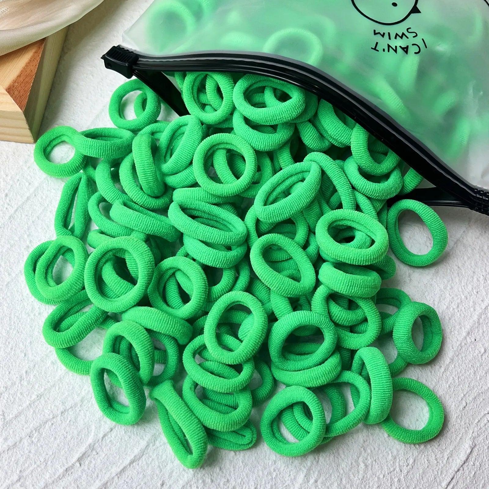 Kids Colorful Elastic Hair Bands Soft Non Slip Scrunchies - Smarsty