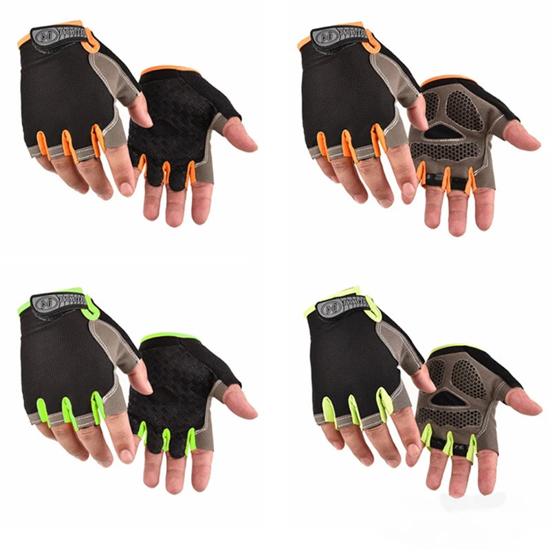 Breathable Anti Slip Half Finger Cycling Gloves for Men and Women - Smarsty