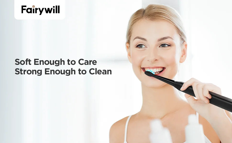 Fairywill Electric Sonic Toothbrush with USB Charging - Smarsty