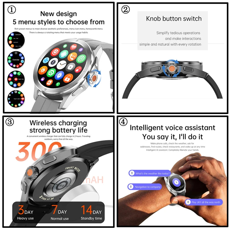Xiaomi S4 Ultra Smart Watch With GPS Waterproof Sports Features - Smarsty