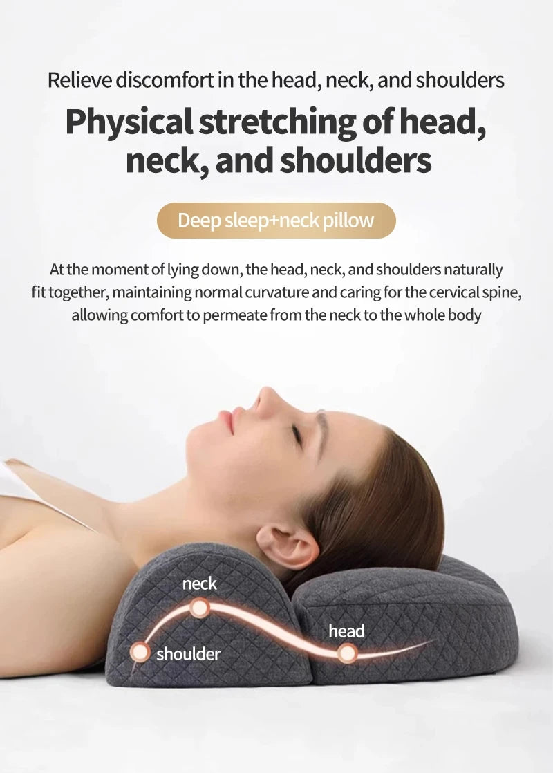 Memory Foam Contour Pillow for Side Sleepers - Smarsty
