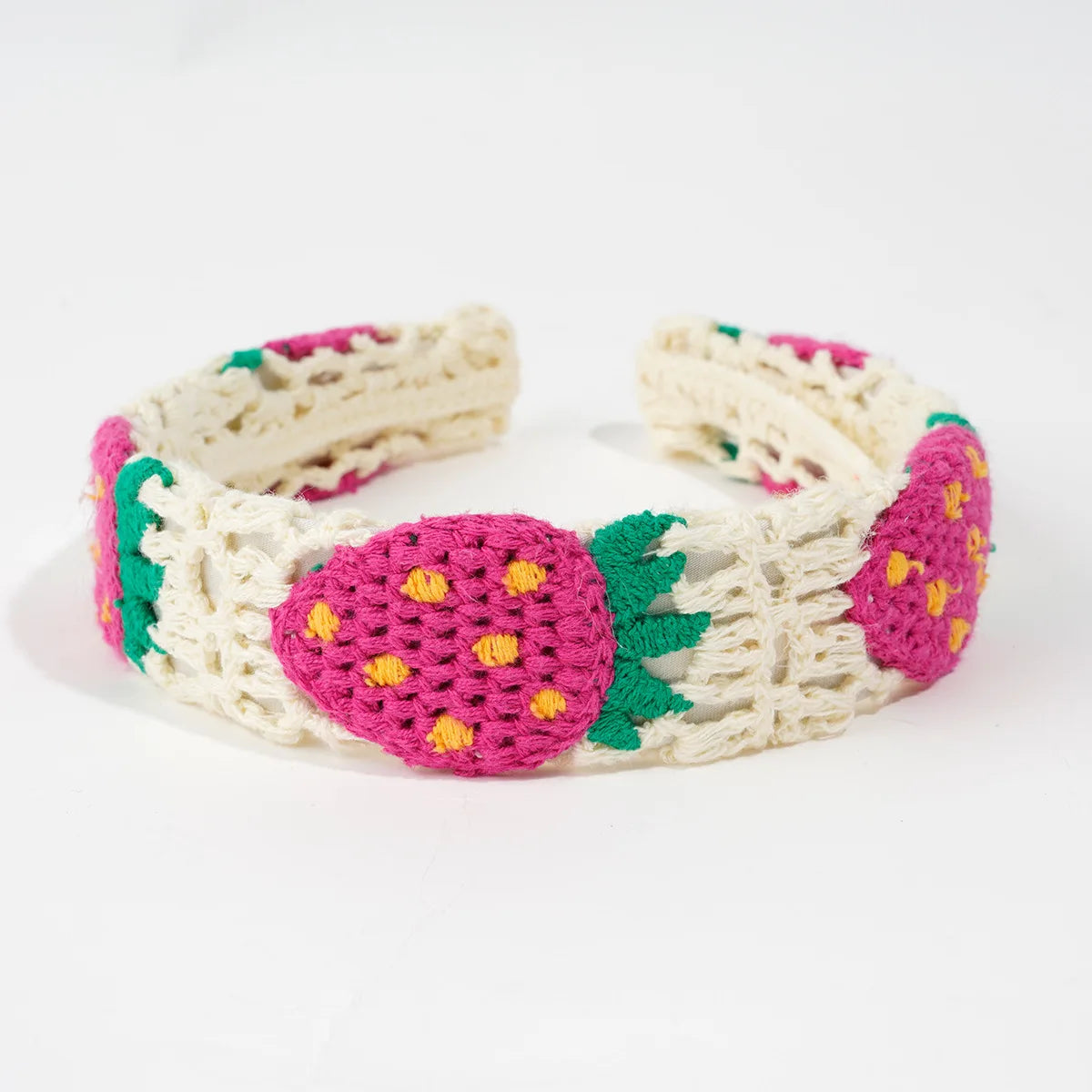Knitted Headband Bohemian Handmade Summer Seaside Cotton - Smarsty